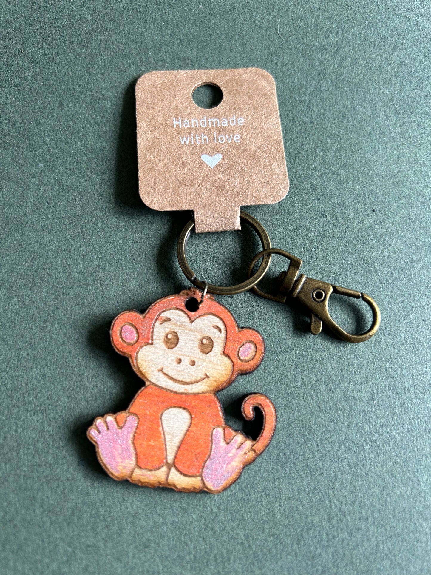 Laser cut animal keyrings