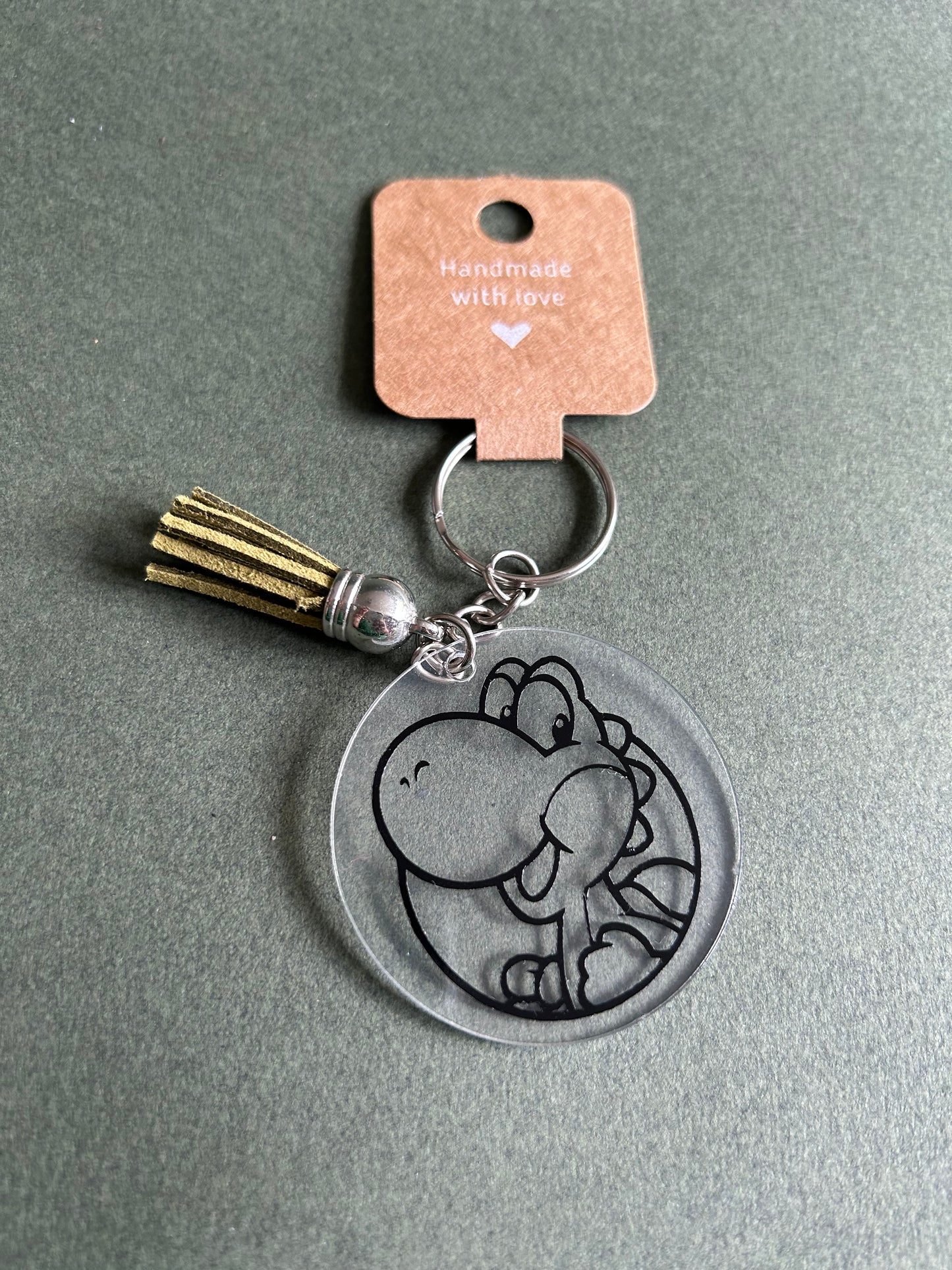 Round Mario keyring