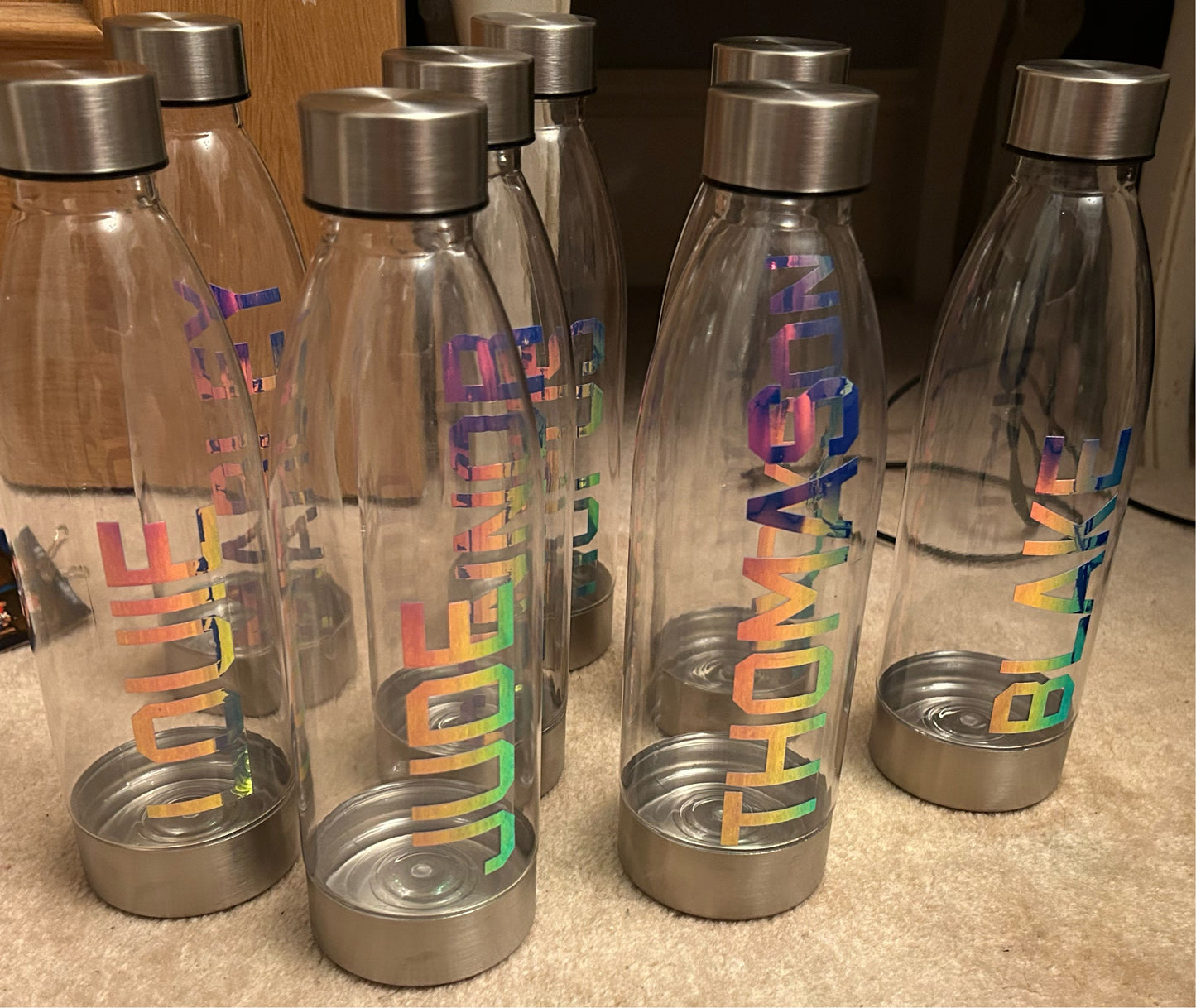 Personalised water bottle