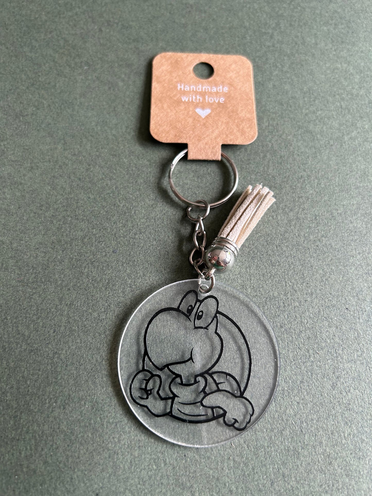 Round Mario keyring