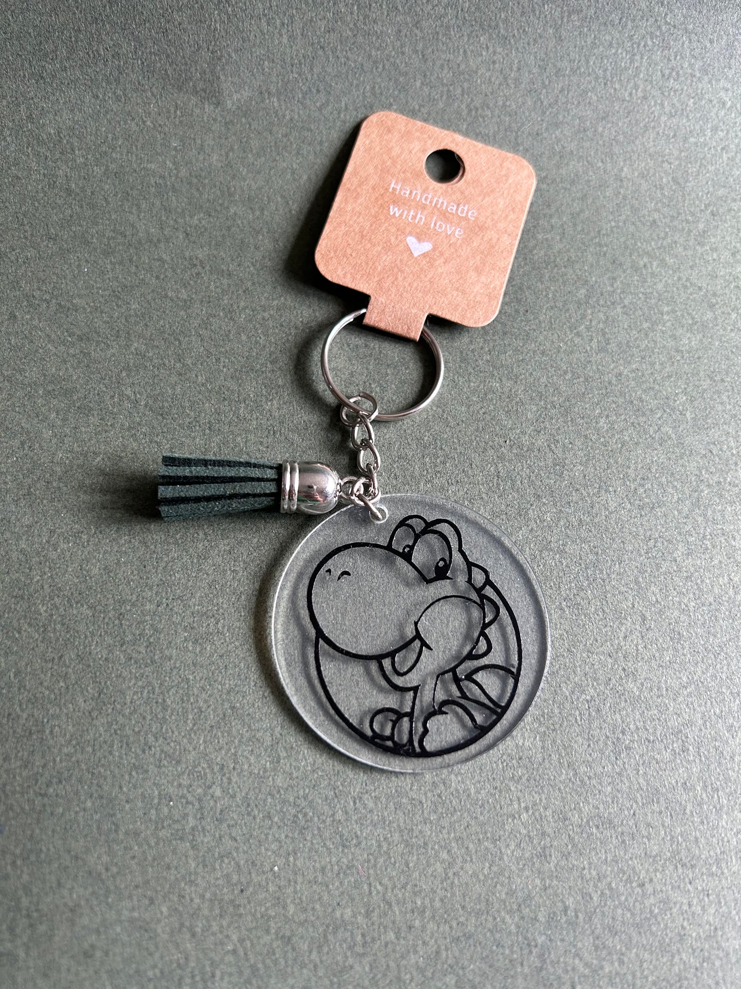 Round Mario keyring