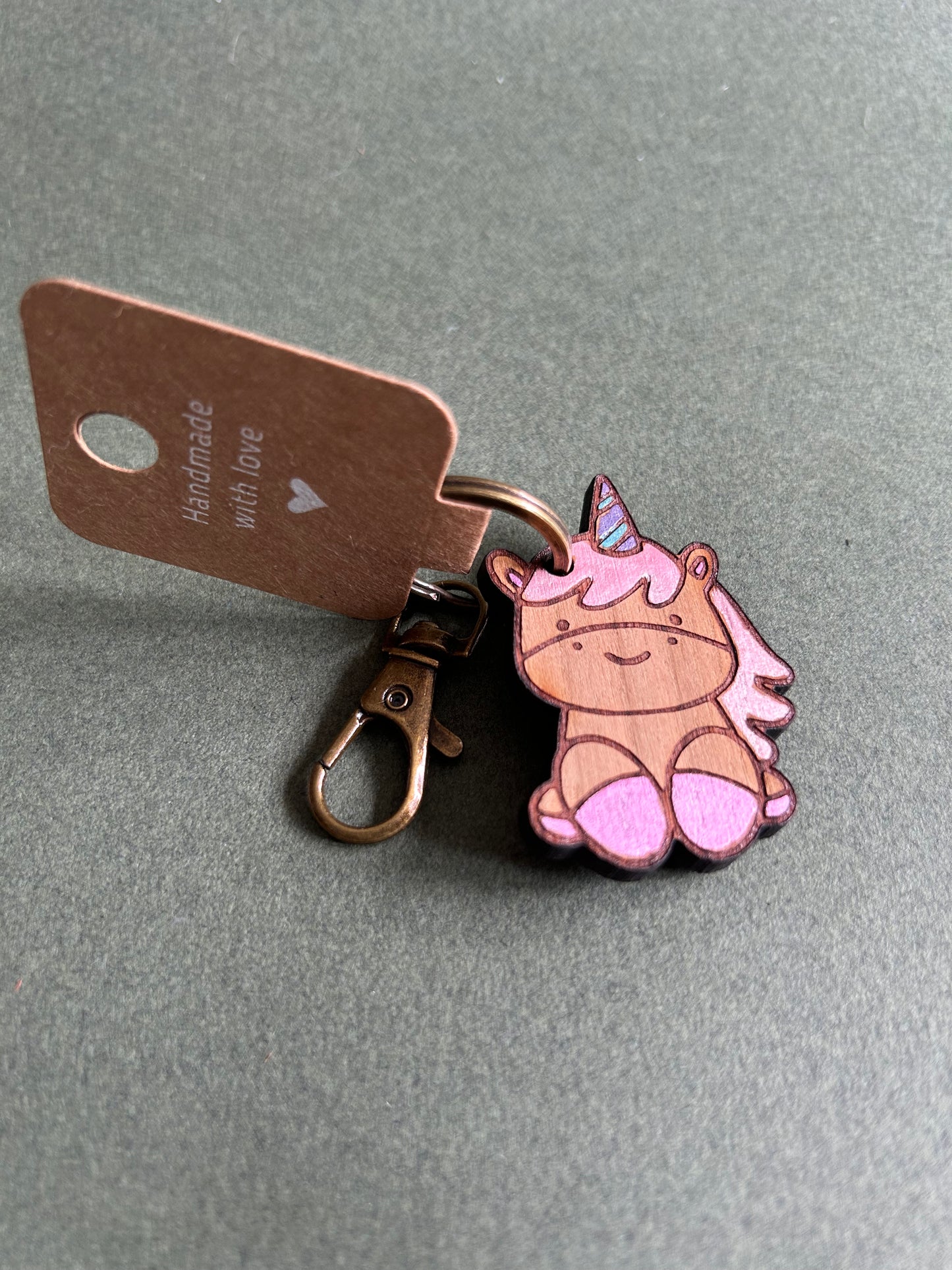 Laser cut animal keyrings