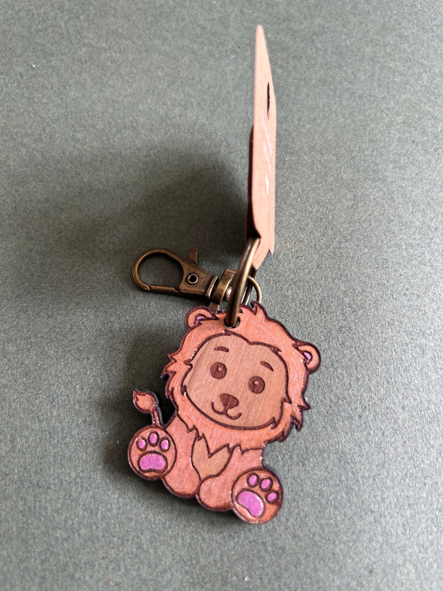 Laser cut animal keyrings