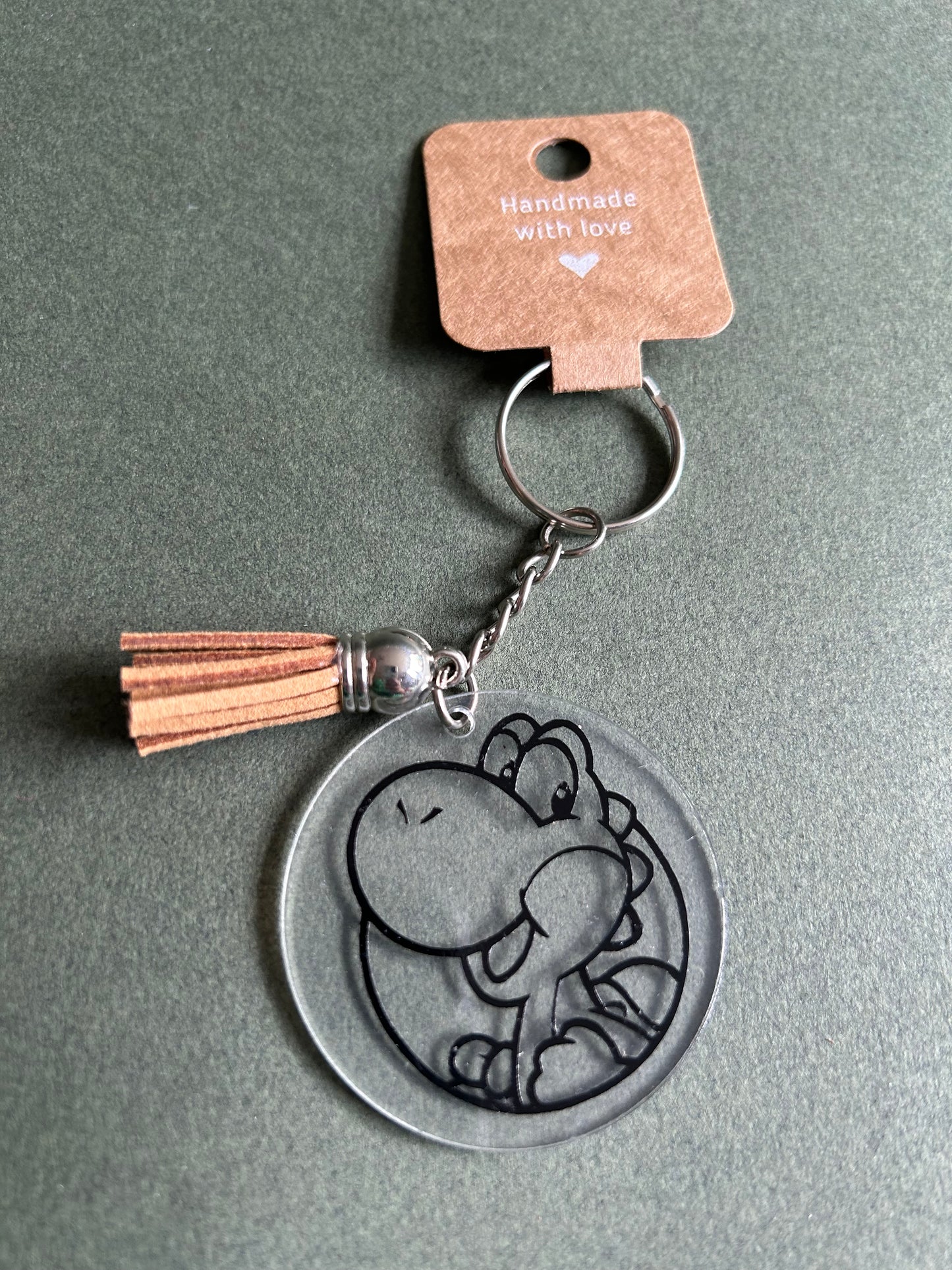 Round Mario keyring